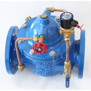 Vanne de régulation électrique DN100 PN1.6 de type pilote pour les systèmes d'alimentation en eau et de protection incendie - Product Image 5