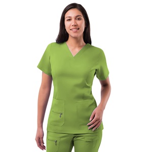 Women's Scrub Suit Split Set High Stretch Short Sleeve Work Uniform For Medical Dental Pet Hospital Use - Product Image 4