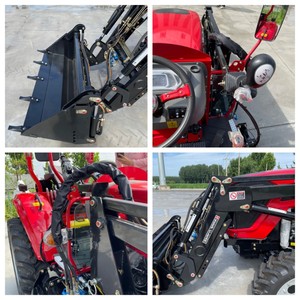Tracteur 4x4 certifié COC de 50 CV avec cabine ROPS |   Tracteur agricole compatible avec chargeur frontal Euro 5 - Product Image 5