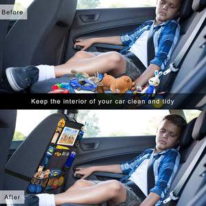 Organizador de asiento trasero personalizado de fábrica, protectores de asiento trasero impermeables, alfombrillas para patadas, bolsa de almacenamiento para coche, soporte para tableta <span class=keywords><strong>iPad</strong></span> 4-7 - Product Image 6