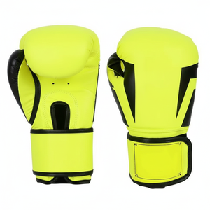 <b>Top</b> Fashion Custom Made High Quality Moisture Wicking Gym Boxing Gloves Black <b>PVC</b> Material on Sale - Product Image 2