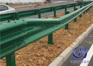 クラッシュクッション強化亜鉛メッキ金属3ビームガードレール駐車セキュリティ保護用交通障壁 - Product Image 2