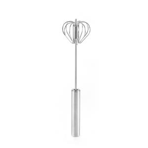 Semi-<b>automatic</b> Egg Beater 304 Stainless Steel Whisk Manual Hand Mixer Self Turning <b>Stirrer</b> Egg Beater Half hp - Product Image 6