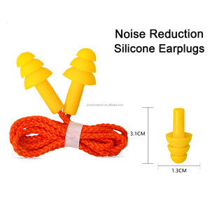 Bouchons d'oreilles en silicone souple réutilisables pour le sommeil, réduisant le bruit, avec système d'enfoncement et caractéristiques de sécurité, vente en gros - Product Image 4