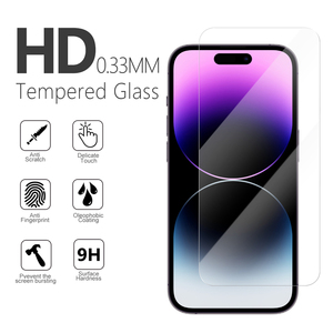 ฟิล์มกระจกนิรภัยกันกระแทกสำหรับไอโฟน,ฟิล์มกันการกระแทก Ultra Thin HD 9H สำหรับ iPhone 14 Pro Max 13 12 Mini 11 Pro 6 7 8 Plus XR XS SE 0.33Mm - Product Image 3
