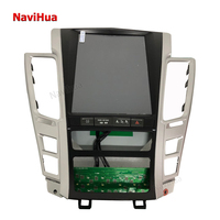 Autoradio Android Navihua Lecteur vidéo de voiture Écran tactile vertical 10,4 pouces Navigation GPS pour Tesla Style Cadillac CTS 2007-14