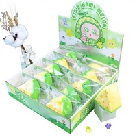 Creatieve plastic vloeibare stressverlichtende fruit squishies realistische voedsel-thema speelgoed langzaam terugverend unisex leeftijden 7-35 groothandel