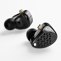 KZ AM16 earphone 8 keseimbangan, earbud HiFi Bass dalam telinga, Headset performa panggung