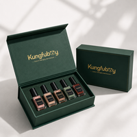 Boîte cadeau cosmétique haut de gamme OEM avec logo personnalisé et insert pour collections de vernis à ongles et marques de beauté