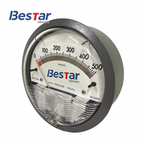 Pressure Gauge Differential air Pressure Gauge -500-500Pa Micro-differential Pressure Gauge for Fire Protection Pipeline