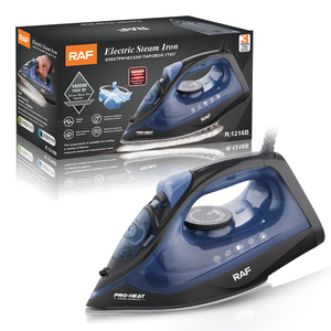 Fer à vapeur électrique RAF <span class=keywords><strong>Plancha</strong></span> De vapor Electrica Semelle en céramique 1600w Facile à nettoyer Vertical Vapeur - Product Image 1