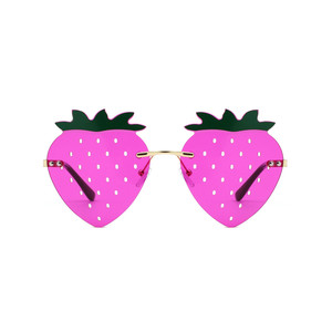 Drakon - Occhiali da Sole Colorati a Forma di Fragola per Feste Estive - Product Image 5