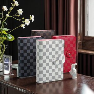 Anello di alta qualità formato A5 oro copertura in pelle Budget Planner Binder a spirale vendita calda stampato a fogli mobili taccuino per uso scolastico - Product Image 3