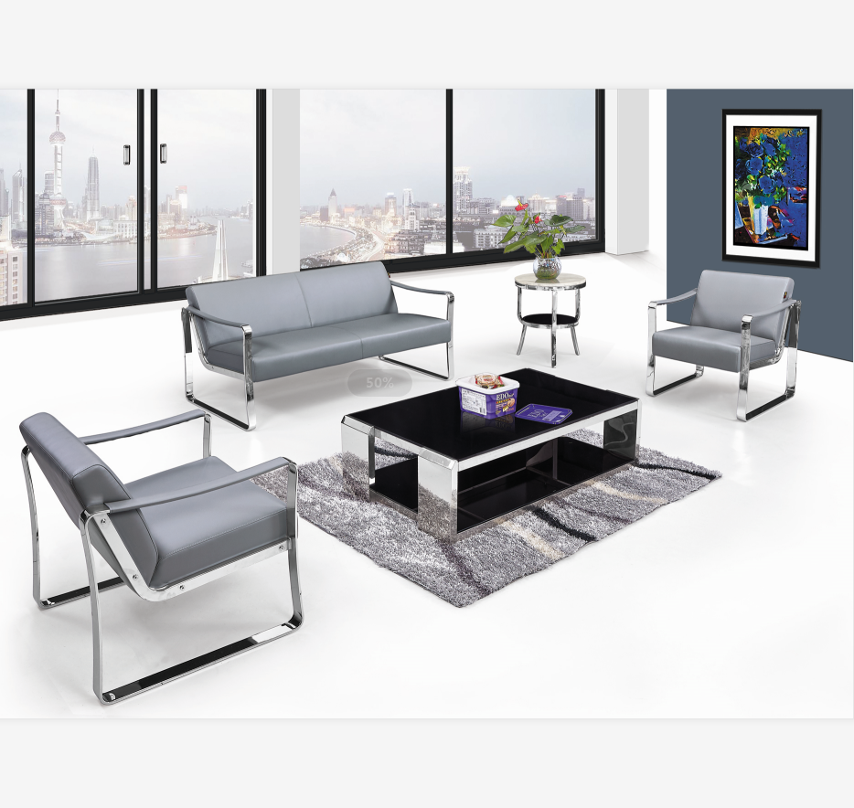 Commercial Furniture Office Reception Furniture Living Room General Use and Office Sofa Sets Chinese Style Modern