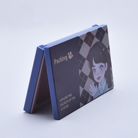 Palette de fards à paupières et poudres en vrac personnalisable en ABS écologique de luxe, étui magnétique rechargeable avec gaufrage, marque privée, luxe moderne