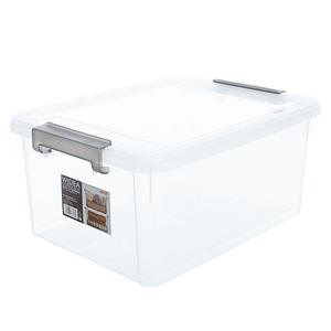 Boîte de rangement transparente Xitianlong 50L, organisateur de vêtements rectangulaire pour usage domestique - Product Image 1