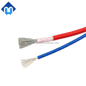 1 мм, 1,5 мм, 2,5 мм, 4 мм, 6 мм, 10 мм, 200 ° Высокотемпературный электрический силиконовый провод и кабель C 500V в оплетке из стекловолокна для печей - Product Image 4