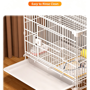 Dog <b>Cage</b> Thickened Reinforced <b>Cat</b> Dog Indoor Toilet Pet <b>Cage</b> Corgi Teddy Small and Medium Domestic Dog <b>Cage</b> - Product Image 5