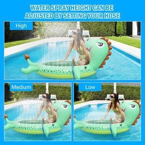 Inflatable Dinosaur Fountain Sprinkler Pool For Kids Water Play Splash Pad Baby Wading Pool Outdoor Toy - Product Image 5
