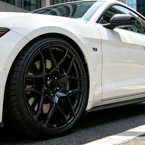 Jantes forgées de style Black Knight de qualité assurée, 23, 24, 25, 26 pouces, 5x112, pour <span class=keywords><strong>Audi</strong></span> <span class=keywords><strong>Q3</strong></span> <span class=keywords><strong>Sportback</strong></span>, à huit branches, avec moyeu personnalisé - Product Image 6