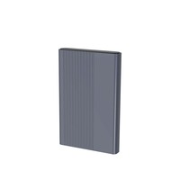Boîtier de disque dur externe en aluminium 2.5 pouces SATA vers USB 3.1 Type C 5Gbps Boîtier de disque dur SSD Support Hot Plug pour Windows Mac