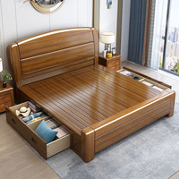 Cómoda Contemporánea de Madera Maciza con Cajones Corrine, Mueble de Dormitorio, Mueble Minimalista para Hotel, Sofá Cama Suave