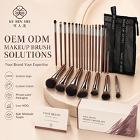 Ensemble de pinceaux à maquillage à poils doux, kit de pinceaux cosmétiques de luxe pour marques cosmétiques, fournisseur en gros OEM et étiquette privée