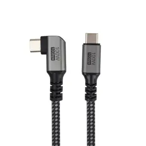 Кабель USB C на USB C 3,2 поколения 2 3.3ft 4K 10 Гбит/с 100 Вт PD кабель для быстрой зарядки нейлоновый Плетеный