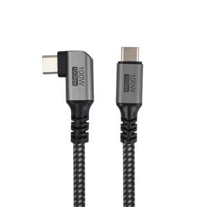 สาย USB C ถึง USB C <span class=keywords><strong>3.2</strong></span> Gen 2 3.3ft 4K 10Gbps 100W PD สายชาร์จเร็วไนลอนถัก - Product Image 1