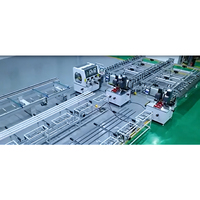 Ligne de production de profilés d'isolation pour ponts CNC, équipement d'alimentation unique pour le moletage et l'insertion de bandes pour l'aluminium