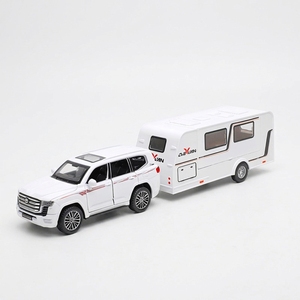 Set <span class=keywords><strong>de</strong></span> 32 Modelos <span class=keywords><strong>de</strong></span> Autos <span class=keywords><strong>de</strong></span> Aleación <span class=keywords><strong>a</strong></span> Escala con Remolque <span class=keywords><strong>de</strong></span> Campamento, Vehículo Todoterreno con Caja <span class=keywords><strong>de</strong></span> Almacenamiento, Vehículo Todoterreno Simulado - Product Image 4