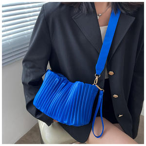 Mode plissé luxe femmes sac à main PU Messenger sac 2022 sacs à main pour dames - Product Image 3