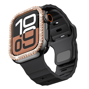 สายยางฟลูออโร FKM ใช้ได้กับ <span class=keywords><strong>Apple</strong></span> <span class=keywords><strong>Watch</strong></span> ขนาด 49 มม. สายนาฬิกา 46 มม. 44 มม. 45 มม. <span class=keywords><strong>Ultra</strong></span> 2 สายนาฬิกาอัจฉริยะ - Product Image 5