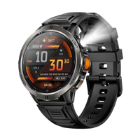 Nuevo Reloj Deportivo Inteligente KT92 con Batería de Larga Duración de 1100 mAh, Resistente al Agua hasta 30 m, Brújula, Linterna LED, Llamadas Inalámbricas