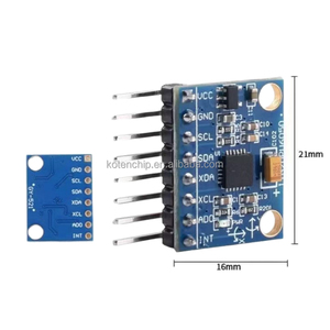 GY-521 MPU-6050 Sensor giroscópico analógico de 3 ejes, acelerómetro de 3 ejes, esquema del módulo 6DOF con código - Product Image 2