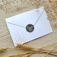 Rouleau d'étiquettes autocollantes vintage « Merci » en vinyle imperméable, autocollants circulaires imprimés pour sceller les emballages cadeaux et les enveloppes