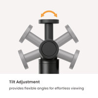 Écran de 7,9 à 14,6 pouces, antivol, réglable en hauteur, ODM OEM universel 360° °   Support de sol rotatif pour tablette tactile