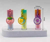 Brillant à lèvres holographique hydratant double couleur scintillant imperméable pour filles, à base de cire d'abeille minérale et végétale, enrichi en vitamine E, vente en gros