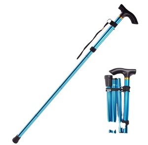 Bâtons de randonnée Aofit pliables et réglables en hauteur, bâtons de trekking, verrous à ouverture rapide et accessoires tout-terrain - Product Image 1