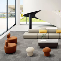 Fauteuil individuel moderne en cuir italien Fame Glory, fauteuil inclinable d'appoint en tissu pour salon, idéal pour le loisir et le bureau