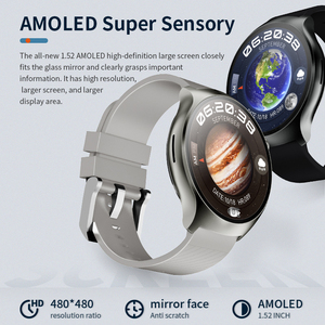 Valdus NFC IP67 GPT 1.55 Inch Amoled Thông Minh Đồng Hồ 250MAh GPS Trái Tim Tỷ Lệ Huyết Áp Theo Dõi Giấc Ngủ Hw6 Mini - Product Image 4