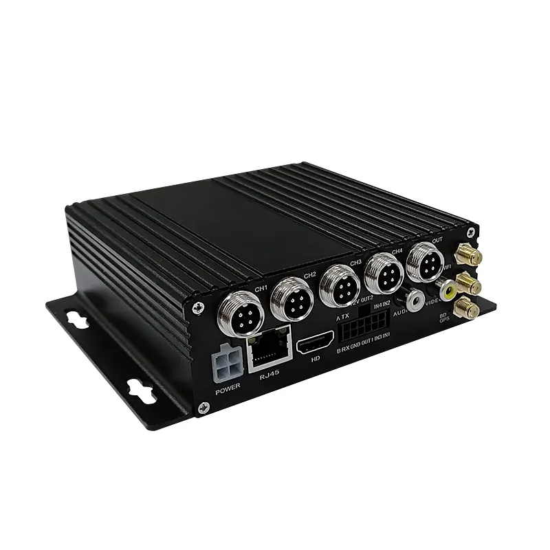 Mobile Car DVR Recorder AHD 1080p Mobile Dvr 4 Channel Base Version TF Card MDVR HDMI Output ST9704 for Bus Car Taxi