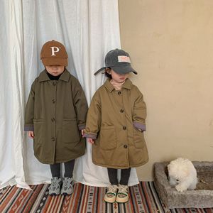 LOGO personnalisé en usine OEM Vestes d'hiver pour enfants Veste <span class=keywords><strong>longue</strong></span> rembourrée pour garçons Vestes pour enfants - Product Image 2