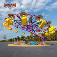 Manèges de fête foraine les plus populaires à prix abordable, équipement de jeux d'amusement extérieur pour adultes, manège double volant pour le plaisir