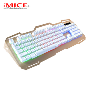 노트북 및 컴퓨터와 호환되는 iMICE AK-400 공장 제작 USB 유선 백라이트 키보드 게임 - Product Image 4