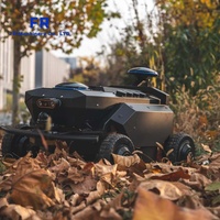 45cm 800W RTK LiDAR Robot Pemotong Rumput Navigasi Otomatis 4G Bluetooth IP54 20 °   Naik 1500 ㎡ /h