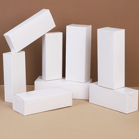 Boîte en carton blanc recyclable personnalisée avec estampage, emballage cadeau rigide de luxe pour bougies et cadres photo, personnalisation du logo