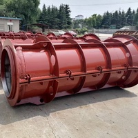 Moule en acier pour tuyau d'égout préfabriqué en béton armé, moule détachable pour tuyau en béton pour la construction de traversées routières