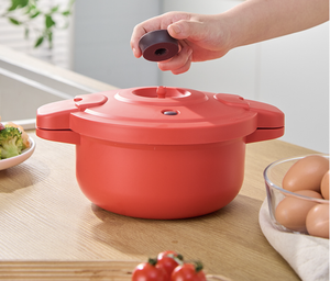 Cuisinière à vapeur à pression en plastique écologique de haute qualité, sortie d'usine, 2,3 L, pour viande, <span class=keywords><strong>riz</strong></span>, pâtes, légumes - Product Image 4