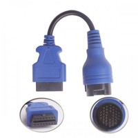 Cable de Interfaz de Diagnóstico OBDII a 38 Pines, Adaptador de Lector de Códigos OBD2, Conector para Camiones